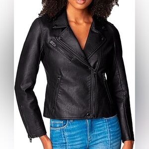 Blank NYC Black on Black Moto Jacket